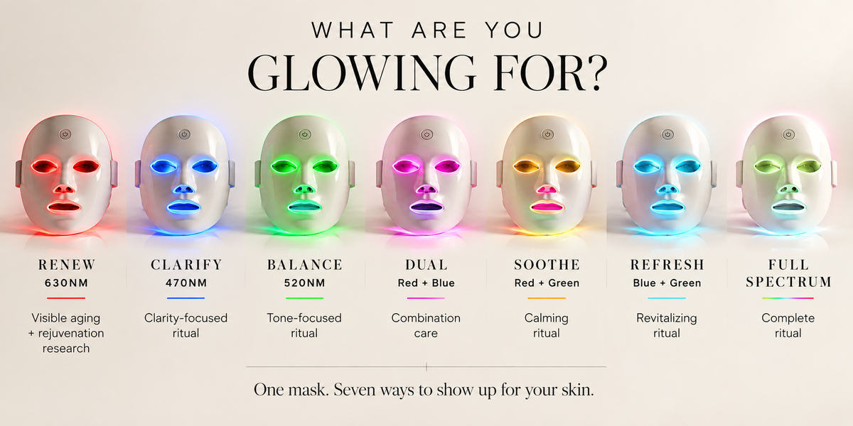 What are you glowing for? Seven light modes of The Light Mask